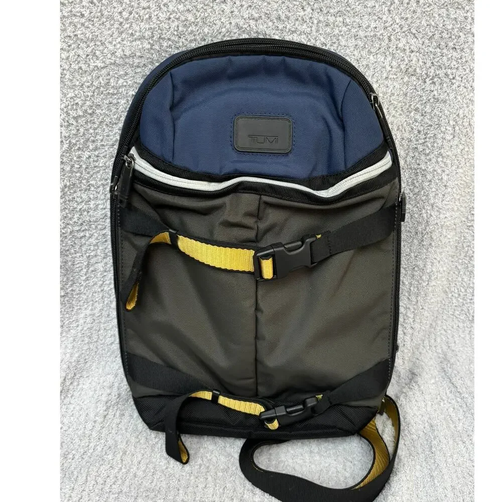 Tumi Abbott Black Blue Nylon Backpack Sling Bag #70267